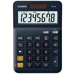 (MS-8E) CASIO CALCULADORA DE OFICINA SOBREMESA NEGRO 8 DÍGITOS MS-8E