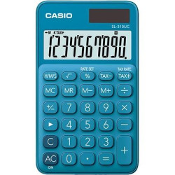 (SL-310UC-BU) CASIO CALCULADORA DE OFICINA SL-310UC-BU 10 DÍGITOS AZUL