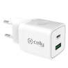 (TC2USBUSBC20WWH) CELLY CARGADOR PARED 1 USB - 1 USB-C 20W BLANCO