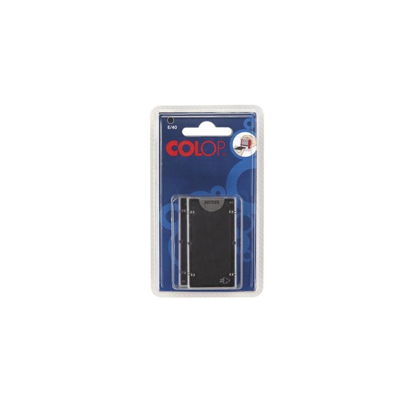(107159) COLOP ALMOHADILLA E/20 NEGRO BLISTER -2U- (107159) COLOP ALMOHADILLA E/20 NEGRO BLISTER -2U-