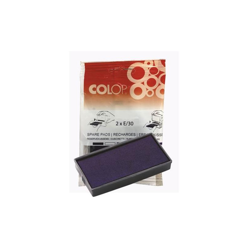 (107185) COLOP ALMOHADILLA E/30 AZUL BLISTER -2U- (107185) COLOP ALMOHADILLA E/30 AZUL BLISTER -2U-