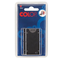 (107267) COLOP ALMOHADILLA E/55 ROJO BLISTER -2U-