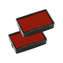 (128504) COLOP ALMOHADILLA E/10 ROJO BLISTER -2U-