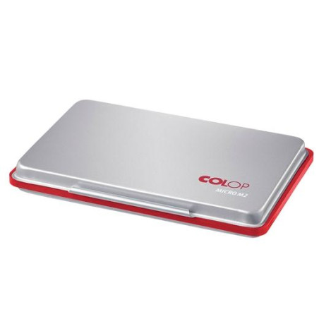 (137869) COLOP TAMPON MICRO M2 ESTUCHE DE METAL ROJO
