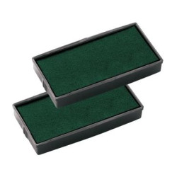 (167304) COLOP ALMOHADILLA E/40 VERDE BLISTER -2U-