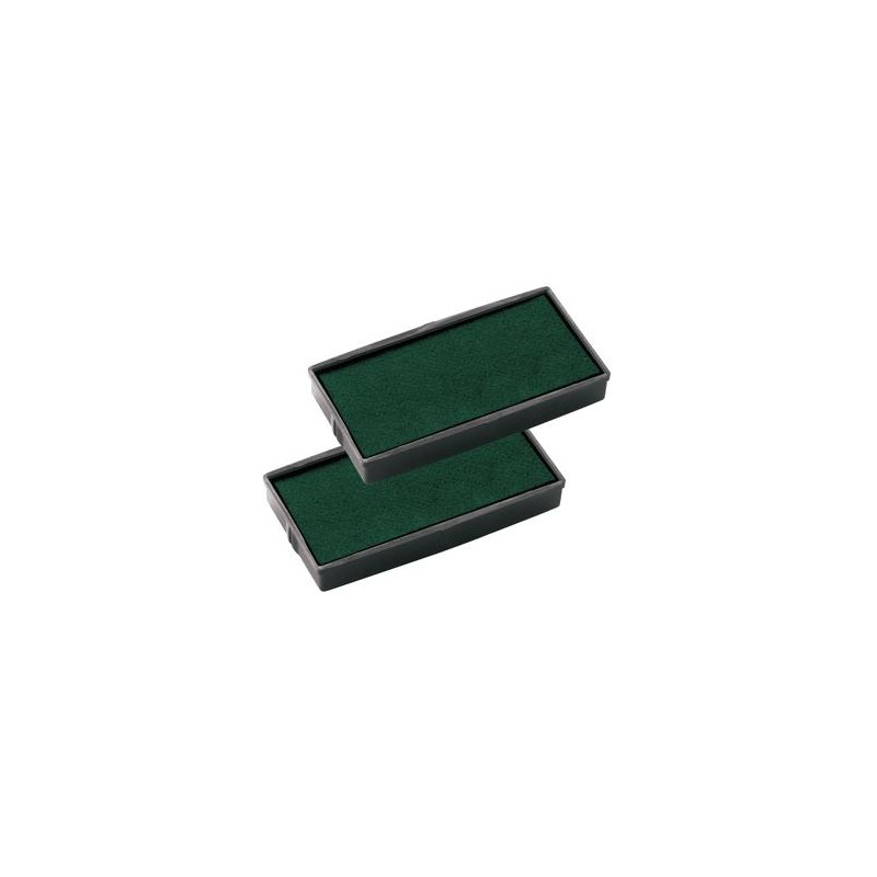 (167304) COLOP ALMOHADILLA E/40 VERDE BLISTER -2U-