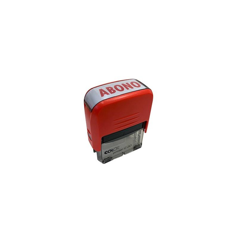 (300000) COLOP SELLO PRINTER C20 FORMULA " ABONO " ALMOHADILLA E/20 14X38MM ROJO (300000) COLOP SELLO PRINTER C20 FORMULA " ABONO " ALMOHADILLA E/20 14X38MM ROJO