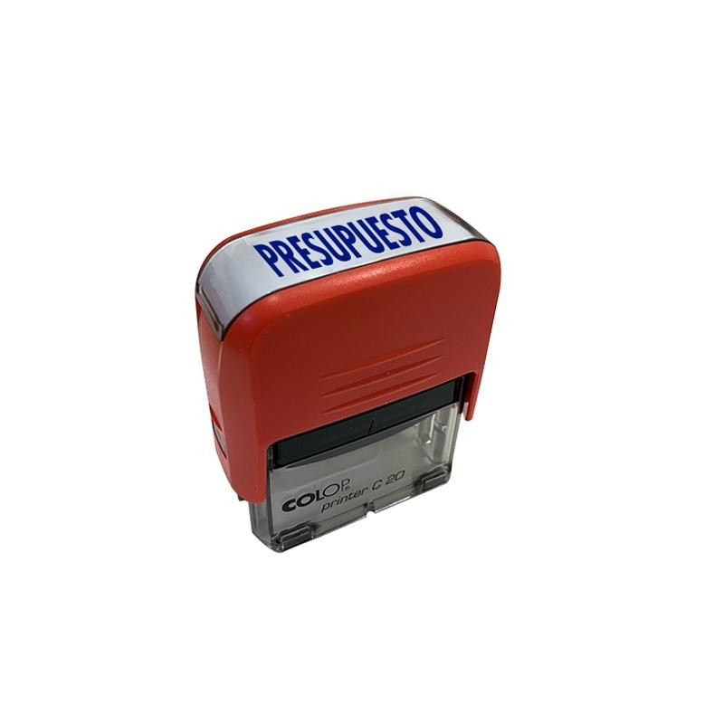 (500698A) COLOP SELLO PRINTER C20 FORMULA " PRESUPUESTO " ALMOHADILLA E/20 14X38MM AZUL (500698A) COLOP SELLO PRINTER C20 FORMULA " PRESUPUESTO " ALMOHADILLA E/20 14X38MM AZUL