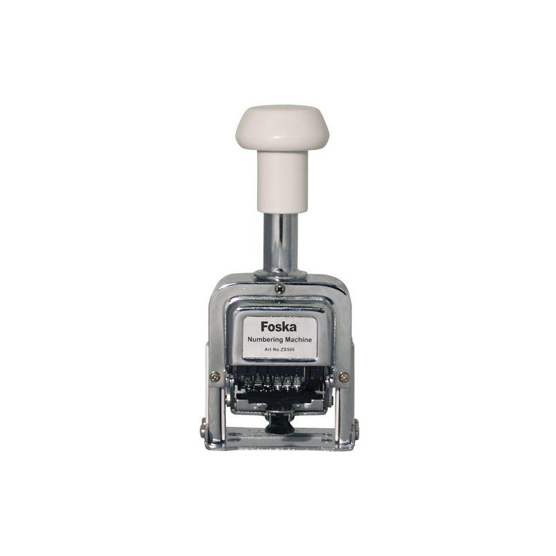 (NUMF.ZS506) FOSKA SELLO NUMERADOR AUTOMATICO 5MM 6 BANDAS (NUMF.ZS506) FOSKA SELLO NUMERADOR AUTOMATICO 5MM 6 BANDAS