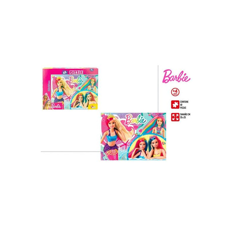 (99443) COLORBABY PUZZLE BARBIE DOBLE CARA M-PLUS 35X25CM 48 PIEZAS +4 AÑOS (99443) COLORBABY PUZZLE BARBIE DOBLE CARA M-PLUS 35X25CM 48 PIEZAS +4 AÑOS