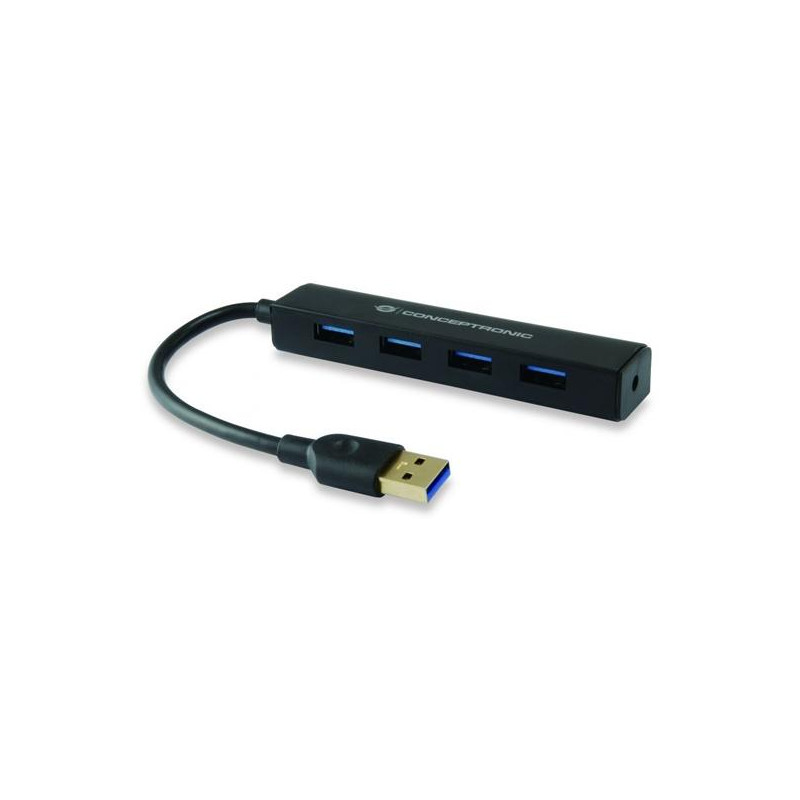(C4PUSB3) CONCEPTRONIC HUB USB 3.0 4 PUERTOS MINI HUB POCKET (C4PUSB3) CONCEPTRONIC HUB USB 3.0 4 PUERTOS MINI HUB POCKET