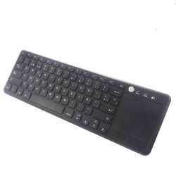 (COO-TEW01-BK) COOLBOX TECLADO INALAMBRICO QWERTY ESPAÑOL CON TOUCHPAD NEGRO