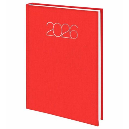 (0D0758808) DEUSTO DIETARIO-D07 BASE 58-PREMIUM 14.5X20.5CM DP 808-ROJO 2026