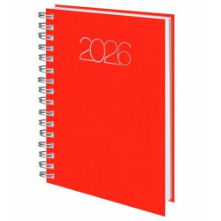 (0D0858B31) DEUSTO DIETARIO-D08 BASE WIRE'O 58-PREMIUM 14.1X20.5CM DP B31-ROJO 2026