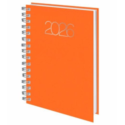 (0D0858B35) DEUSTO DIETARIO-D08 BASE WIRE'O 58-PREMIUM 14.1X20.5CM DP B35-NARANJA 2026