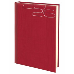 (0E11APD82) DEUSTO AGENDA-E11 DÍA AP-CERVINO 17X24CM DP D82-BURDEOS 2026