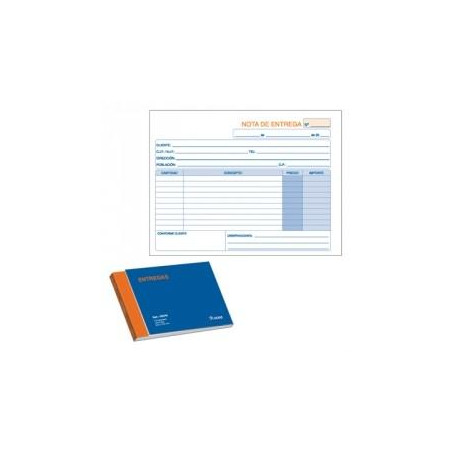 (50049D) DOHE TALONARIO ENTREGAS CUARTO APAISADO DUPLICADO AUTOCOPIATIVO -10U-