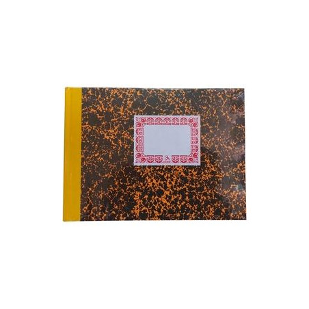 (09963) DOHE CUADERNO CARTONÉ CUENTAS CORRIENTES 100H CUARTO APAISADO 70GR MARRÓN