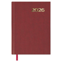 (11402-2026) DOHE AGENDA ANUAL SÍNTEX 14X20CM DP BURDEOS 2026