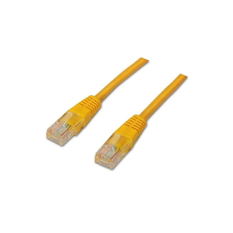 (A135-0256) AISENS CABLE DE RED LATIGUILLO RJ45 CAT.6 UTP AWG24 AMARILLO 3 (A135-0256) AISENS CABLE DE RED LATIGUILLO RJ45 CAT.6 UTP AWG24 AMARILLO 3