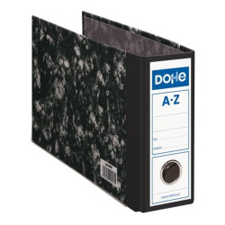 (09119) DOHE ARCHIVADOR PALANCA ARCHINOVO CUARTO APAISADO LOMO ANCHO CARTÓN FORRADO NEGRO JASPEADO