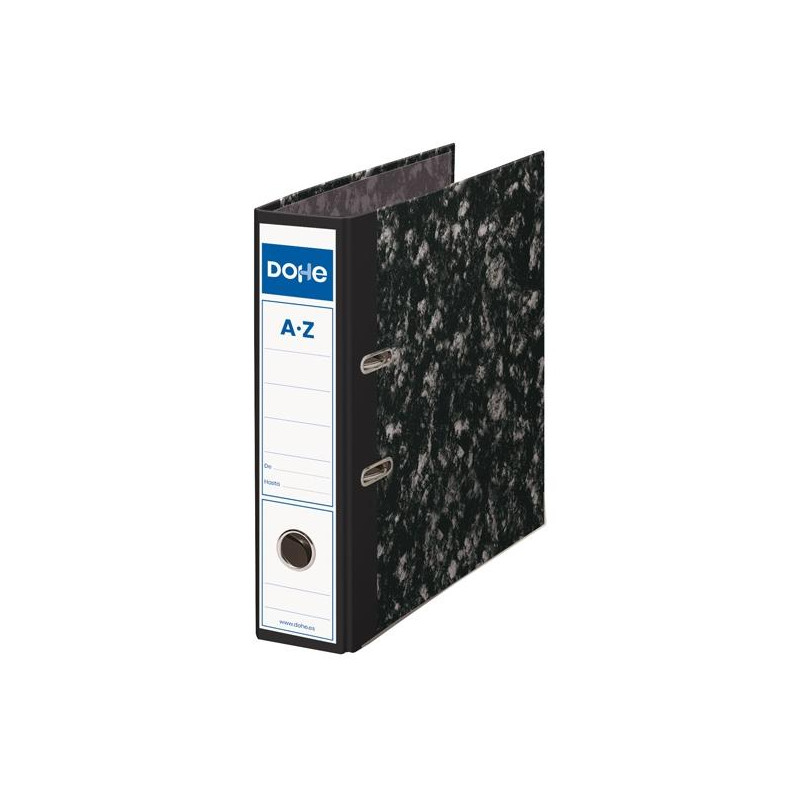 (09121) DOHE ARCHIVADOR PALANCA ARCHINOVO A4 LOMO ANCHO RADO CARTÓN FORRADO NEGRO JASPEADO (09121) DOHE ARCHIVADOR PALANCA ARCHINOVO A4 LOMO ANCHO RADO CARTÓN FORRADO NEGRO JASPEADO