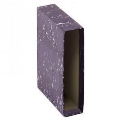 (09141) DOHE FUNDA ARCHIVADOR ARCHINOVO FOLIO LOMO ANCHO CARTÓN FORRADO NEGRO JASPEADO