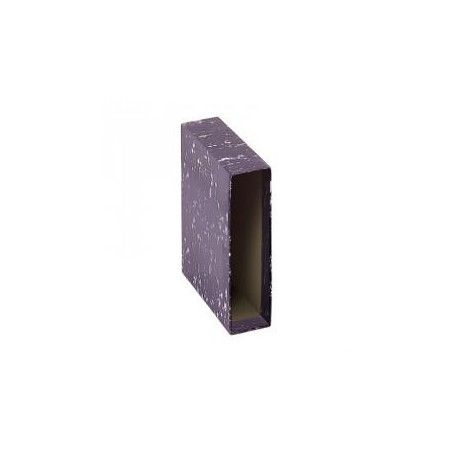 (09142) DOHE FUNDA ARCHIVADOR ARCHINOVO A4 LOMO ANCHO CARTÓN FORRADO NEGRO JASPEADO