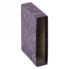 (09143) DOHE FUNDA ARCHIVADOR ARCHINOVO CUARTO NATURAL LOMO ANCHO CARTÓN FORRADO NEGRO JASPEADO
