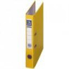 (09414) DOHE ARCHIVADOR CARTÓN RIGIDO FORRADO PP PALANCA FOLIO LOMO ESTRECHO RADO AMARILLO
