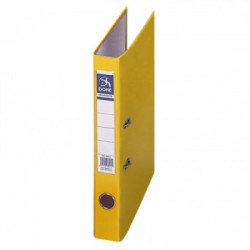 (09419) DOHE ARCHIVADOR PALANCA ARCHICOLOR A4 LOMO ESTRECHO RADO CARTÓN FORRADO PP AMARILLO