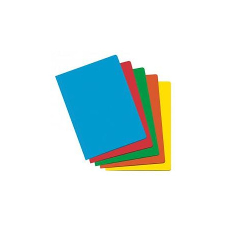 (10249) DOHE SUBCARPETA CARTULINA SURTIDO COLORES INTENSO FOLIO FASTENER 180GR -50U-