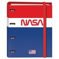 (51442) DOHE CARPETA ANILLAS MIXTAS 4X35MM A4 RECAMBIO 100H 5X5MM 90GR 4 SEPARADORES NASA FLAG