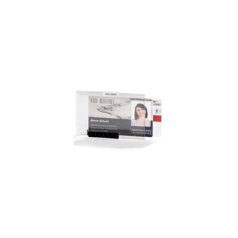 (892119) DURABLE IDENTIFICADOR PUSHBOX DUO SOPORTE PARA 2 TARJETAS 54X87MM PLÁSTICO TRANSPARENTE (892119) DURABLE IDENTIFICADOR PUSHBOX DUO SOPORTE PARA 2 TARJETAS 54X87MM PLÁSTICO TRANSPARENTE