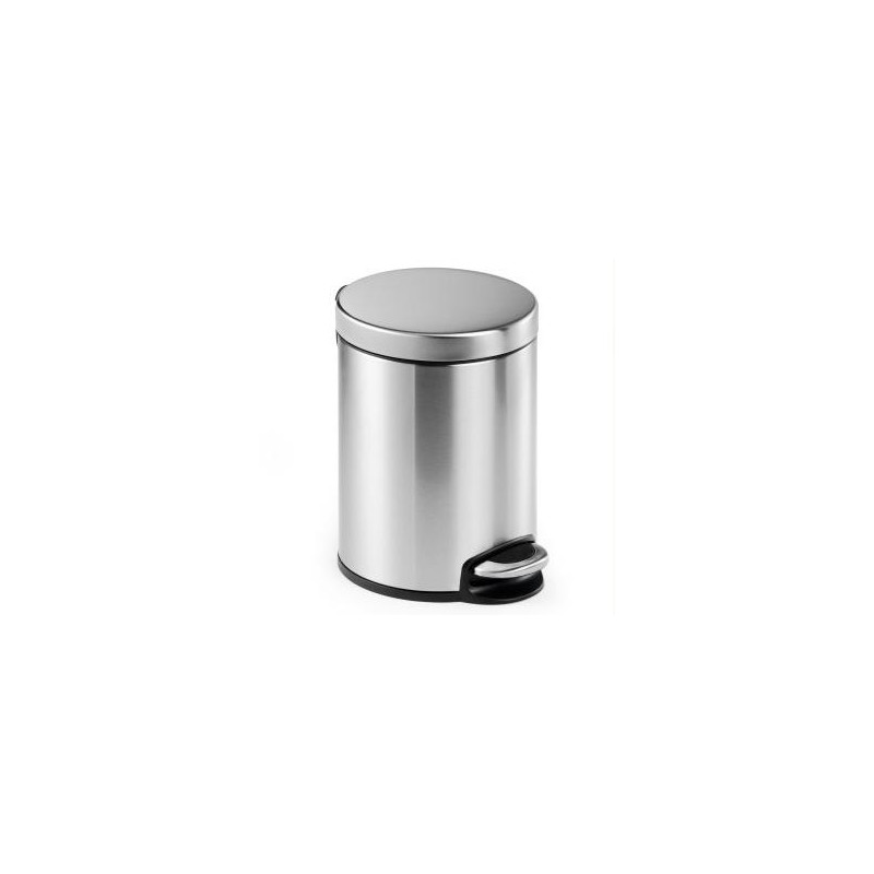(340023) DURABLE PAPELERA CON PEDAL REDONDA 5 LITROS 260X290MM INOXIDABLE (340023) DURABLE PAPELERA CON PEDAL REDONDA 5 LITROS 260X290MM INOXIDABLE