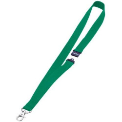 (813705) DURABLE CINTA PARA PORTANOMBRES 44CMX20MM C/CIERRE DE SEGURIDAD PACK 10U VERDE
