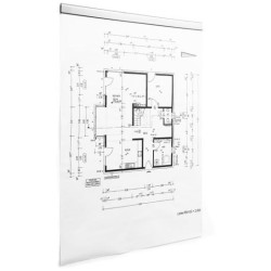 (470723) DURABLE DURAFIX RAÍL MAGNÉTICO AUTOADHESIVO PARA INFORMACIÓN 297X17MM METÁLICO PLATEADO