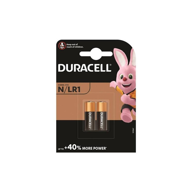 (DUR20398) DURACELL PILAS ALCALINAS MN9100 N LR1 1 (DUR20398) DURACELL PILAS ALCALINAS MN9100 N LR1 1