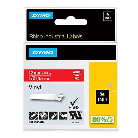 (1805416) DYMO RHINO CINTA DE ETIQUETAS INDUSTRIAL ADHESIVA ID1-12