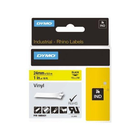 (1805431) DYMO RHINO CINTA DE ETIQUETAS INDUSTRIAL ADHESIVA ID1-24