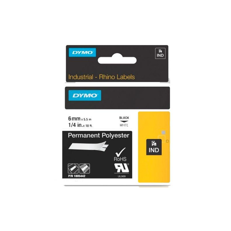 (1805442) DYMO RHINO CINTA ID1-6 (1805442) DYMO RHINO CINTA ID1-6