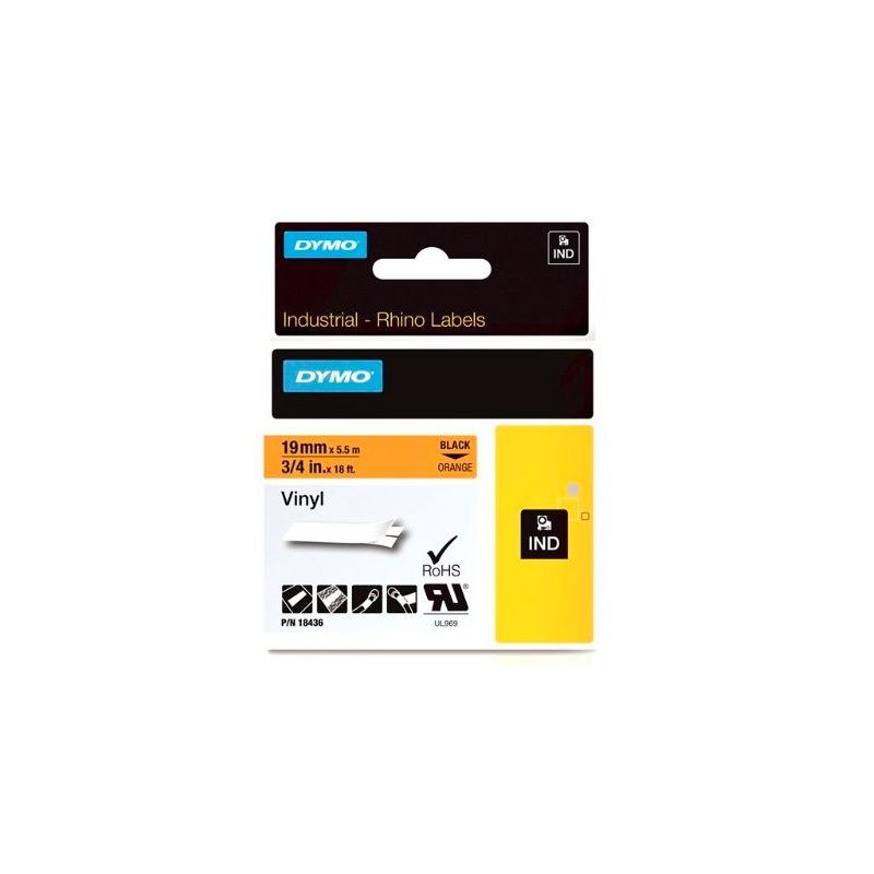 (18436) DYMO RHINO CINTA DE ETIQUETAS INDUSTRIAL ADHESIVA ID1-19 (18436) DYMO RHINO CINTA DE ETIQUETAS INDUSTRIAL ADHESIVA ID1-19