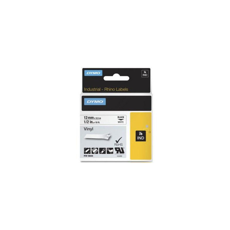 (18444) DYMO RHINO CINTA DE ETIQUETAS INDUSTRIAL ADHESIVA ID1-12 (18444) DYMO RHINO CINTA DE ETIQUETAS INDUSTRIAL ADHESIVA ID1-12