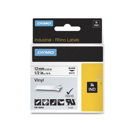 (18444) DYMO RHINO CINTA DE ETIQUETAS INDUSTRIAL ADHESIVA ID1-12
