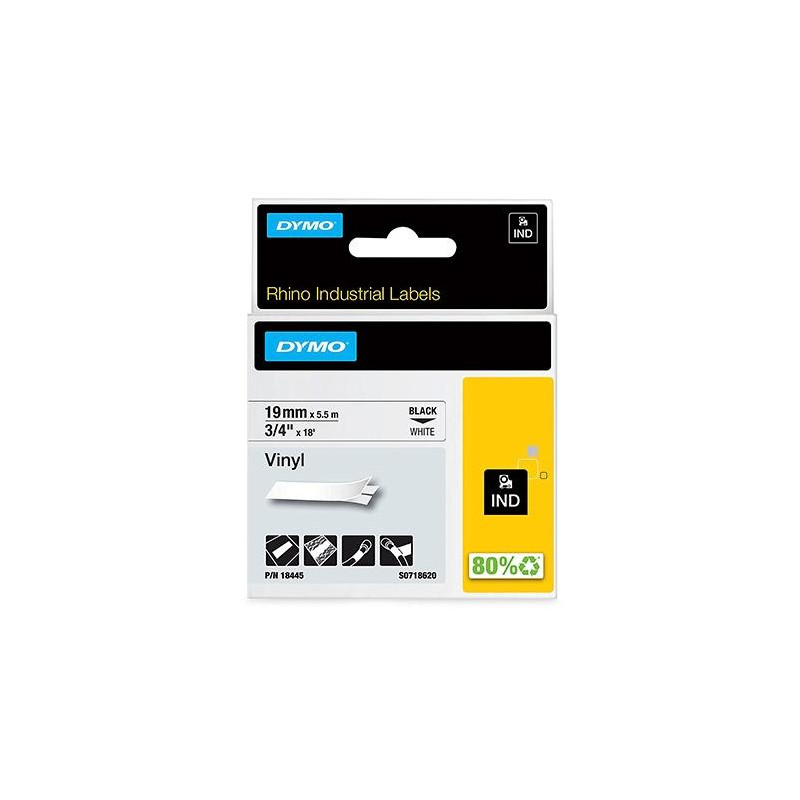 (18445) DYMO RHINO CINTA DE ETIQUETAS INDUSTRIAL ADHESIVA ID1-19 (18445) DYMO RHINO CINTA DE ETIQUETAS INDUSTRIAL ADHESIVA ID1-19