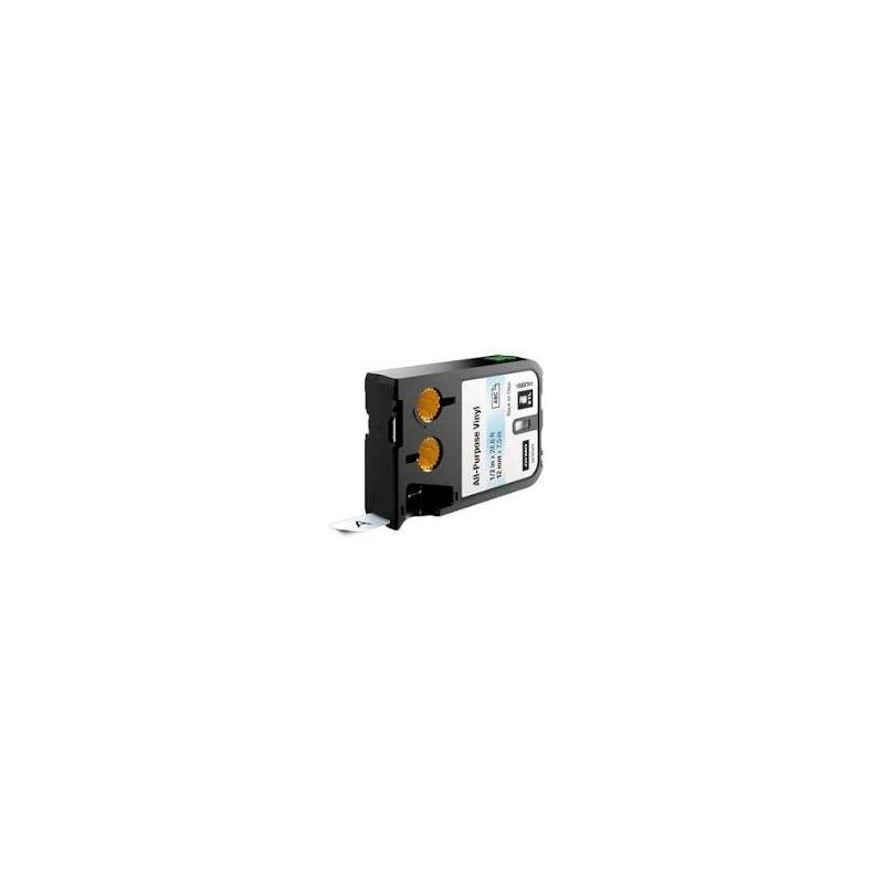 (1868741) DYMO CINTA DE TRANSFERENCIA TÉRMINA NEGRO SOBRE TRASLÚCIDO 12MMX7M VINILO