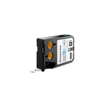 (1868741) DYMO CINTA DE TRANSFERENCIA TÉRMINA NEGRO SOBRE TRASLÚCIDO 12MMX7M VINILO