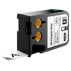 (1868753) DYMO CINTA DE TRANSFERENCIA TÉRMICA NEGRO SOBRE BLANCO 24MMX7´5M