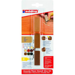 (E-8902-1-4603) EDDING JUEGO DE CERA REPARADORA 8902 SUELOS DE MADERA ROBLE -BLISTER 3U-