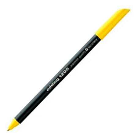 (1200-05) EDDING ROTULADOR 1200 PUNTA FINA AMARILLO